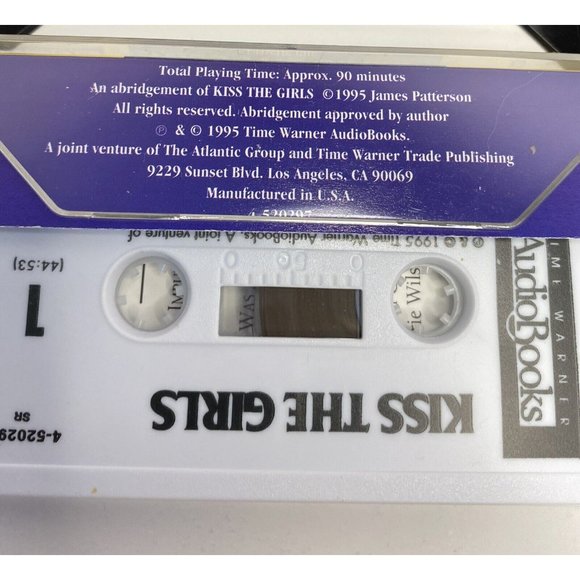 Kiss The Girls By James Patterson Audio Book On 2 Cassettes 1995 - Picture 5 of 6